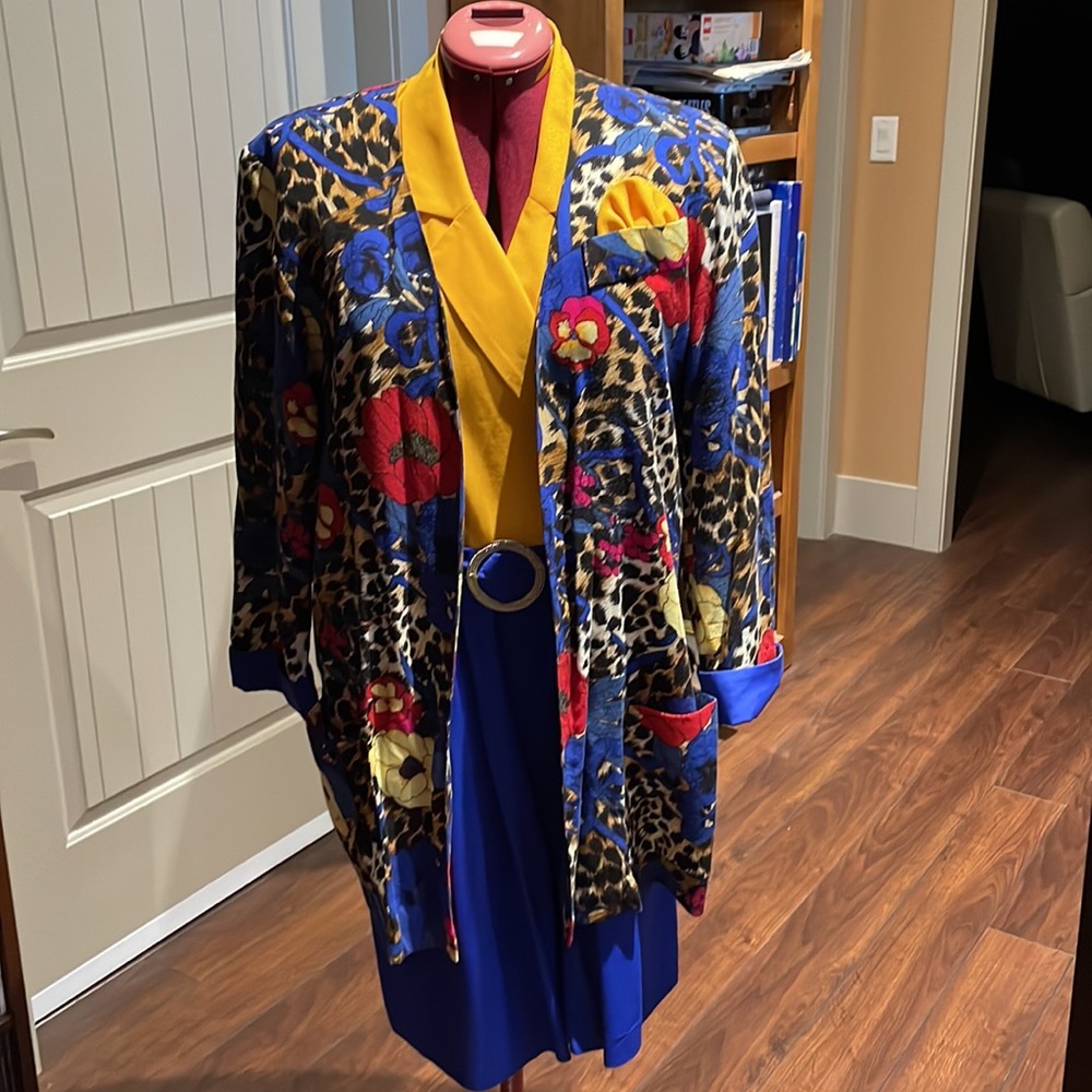 Vintage Romper and Blazer set